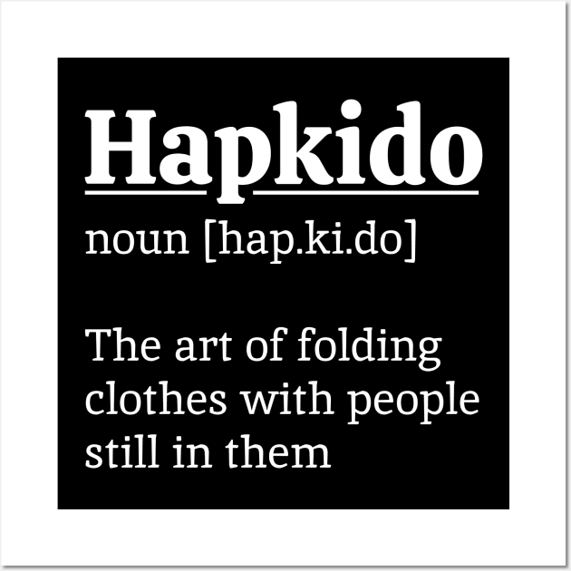 Hapkido - white type Wall Art by Can Photo